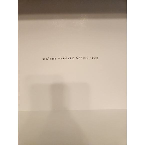 Christofle Mood Asia Silver Egg Box And Dust Bag Only . Large And Heavy - Picture 8 of 12